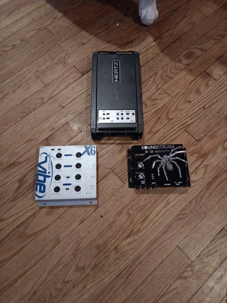 Passover, Crossover, Equalizer For Car Sound Systems Lanzar, Soundstream, Hertz Asking $60 Each Or Trade Of Equal Value