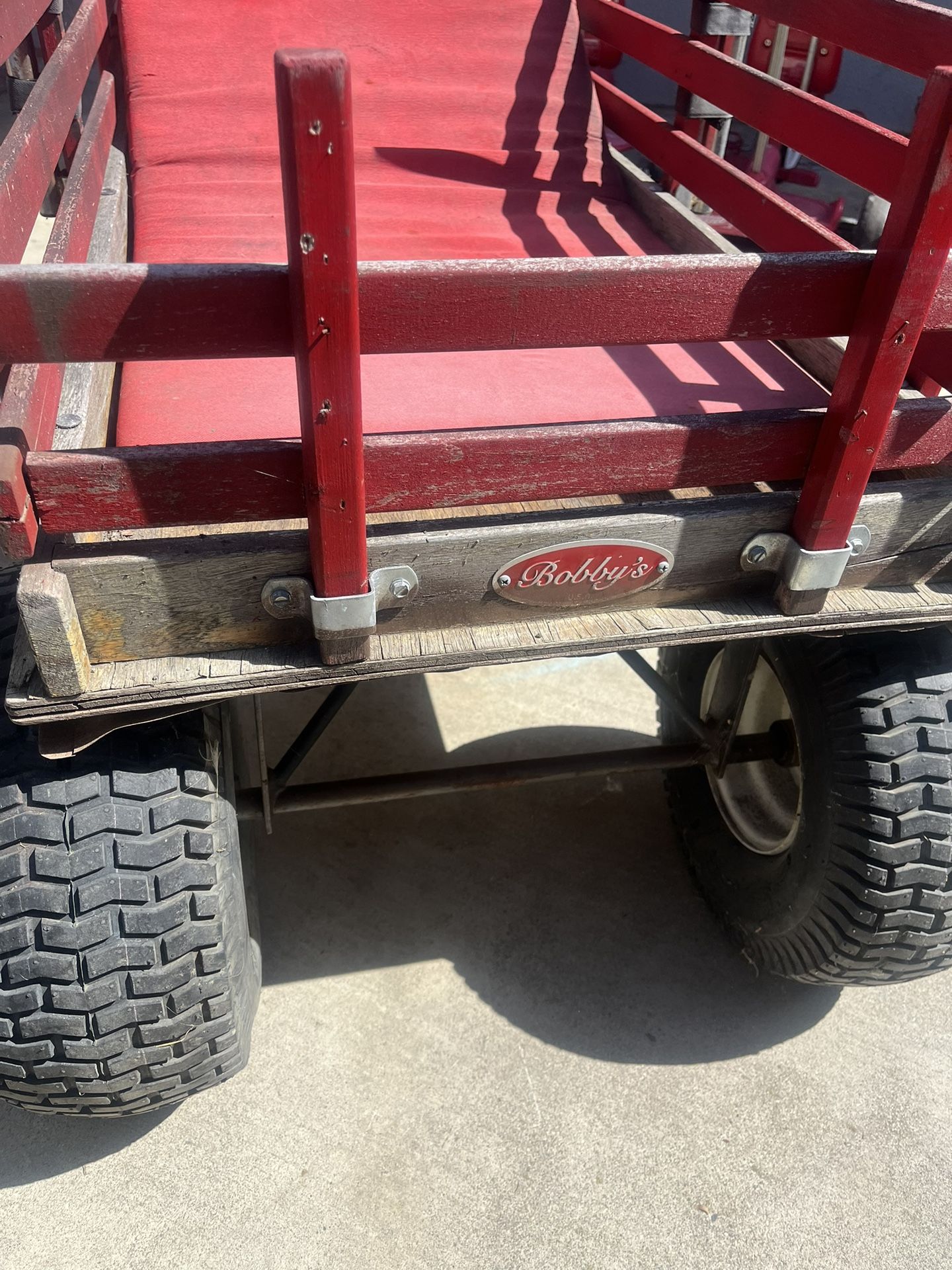 Bobby Built Wagon. Monster Truck Of Wagons.