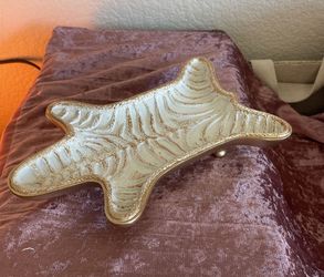 Gold Accent Animal-Shaped Jewelry Holder / Decorative Tray