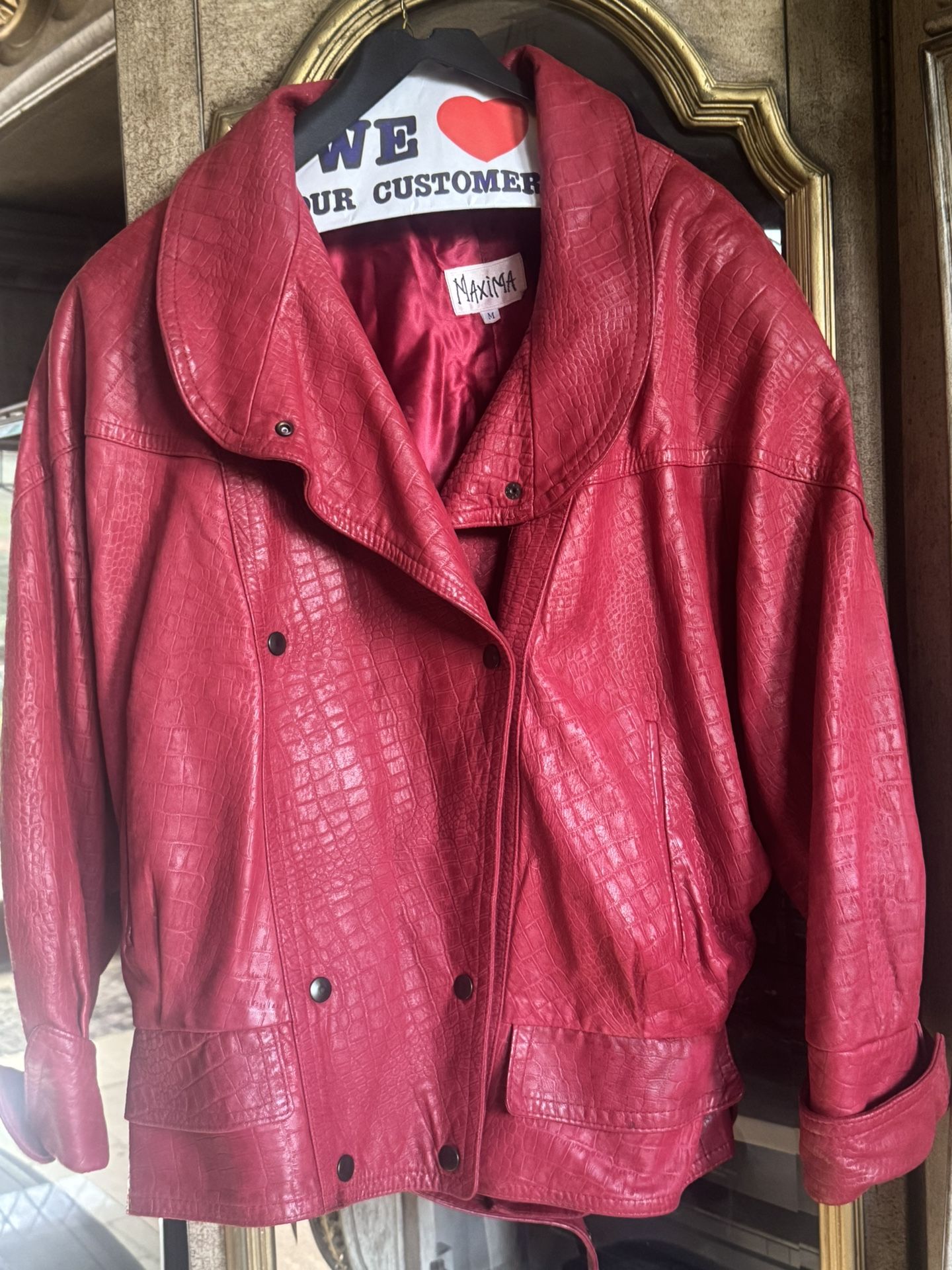 Leather jacket