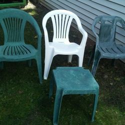 Three Chairs & Table! All For $25