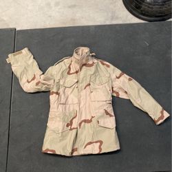 Desert Camo Cold Weather Jacket 