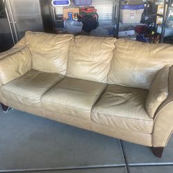 Leather couch & Love Seat