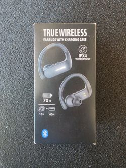 True Wireless Earbuds With Charging Case