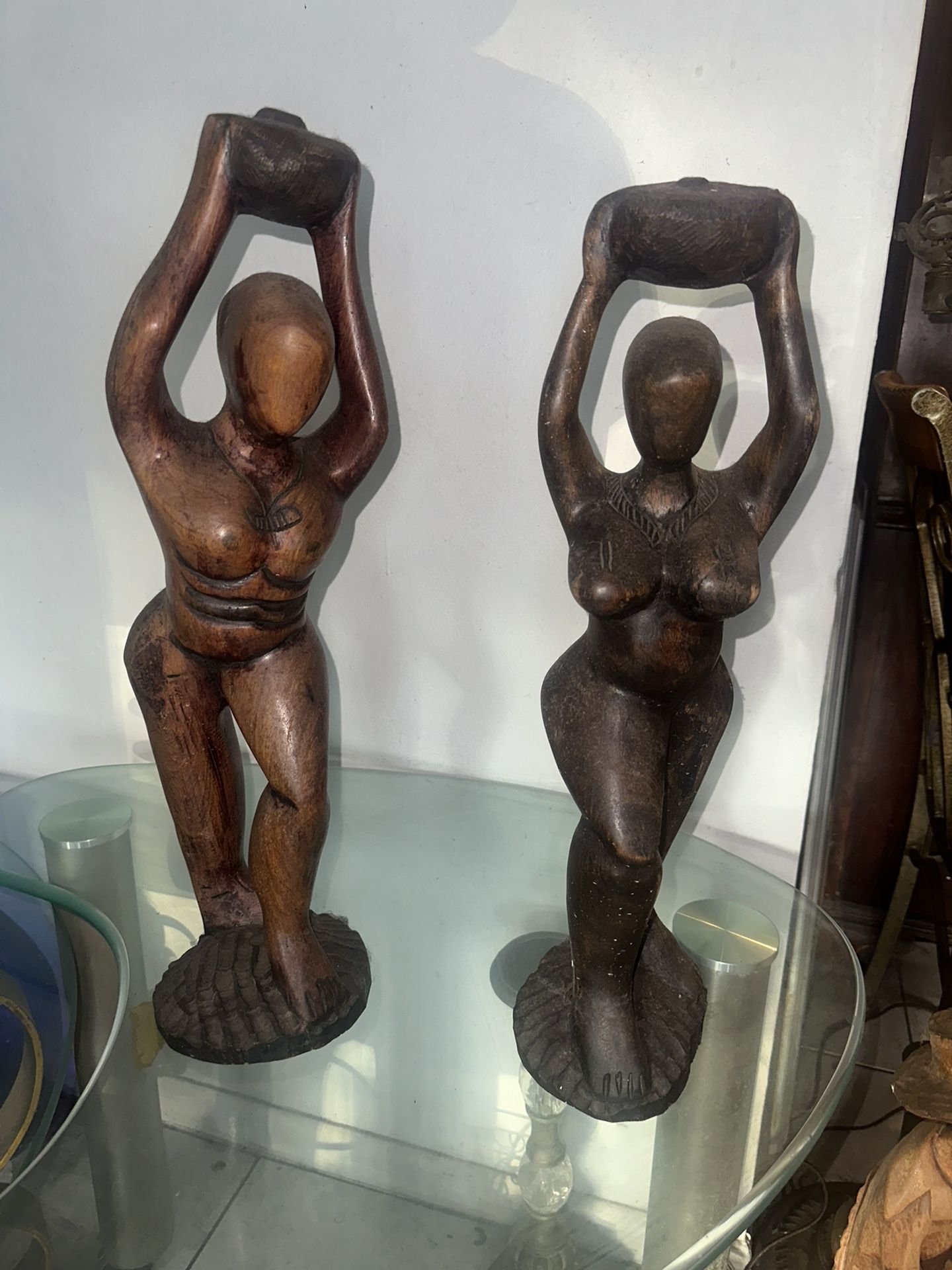 Man And Lady Statues