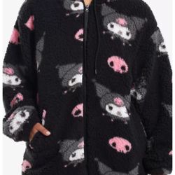 Hello Kitty Kuromi Fleece Sherpa Size XL