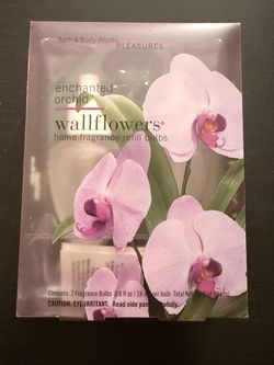 New Bath & Body Works 2Pk Enchanted Orchid Wallflowers