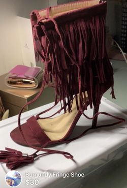 Fringe Shoe Burgundy
