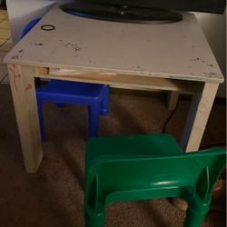 School Desk Pre-K And 3rd Graders