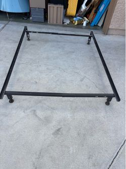 Metal Bedframe adjustable Full or Twin