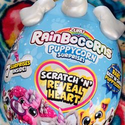 🐶🌷 Rainbocorns Puppycorn Surprise Scratch N Reveal Dog Plush