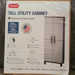 KETER Tall Utility Cabinet 