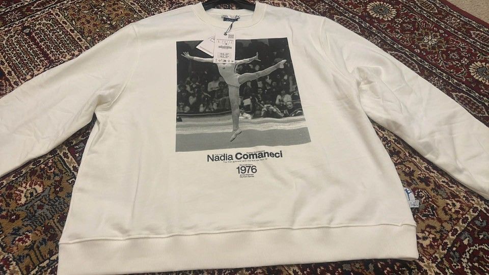 A New Zara Nadia Comaneci Sweatshirt For Sale 