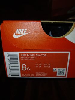 Nike dunks kids size 8c