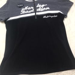 Women’s Harley Davidson zip up top