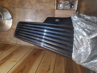 62 impala front lisence plate valance black powder coated great condition see Pictures