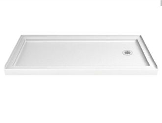 Dreamline 36" X 60" Single Threshold Shower Pan With Right Drain In White
