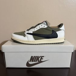 Jordan 1 Retro Low OG SP (Travis Scott Medium Olive) 