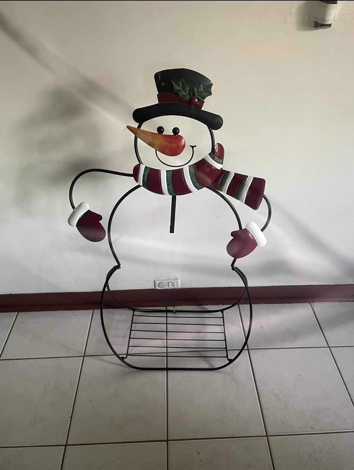 Snowman Wreath Decor