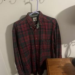 Plaid Faconnable Shirts Size Medium 