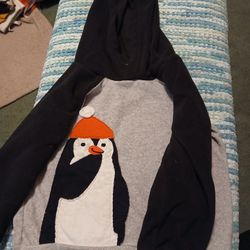 Warm Penguin Hoodie Long Sleeve 4T Carters Brand
