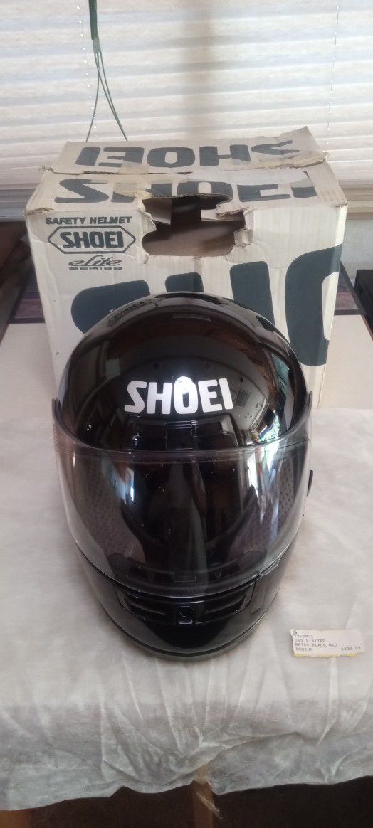 Shoei Motorcycle Helmet Medium New Open Box .