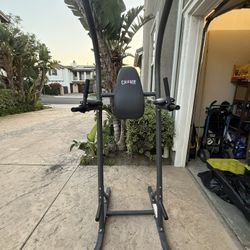 BodyChamp Power tower dip station pull up bar
