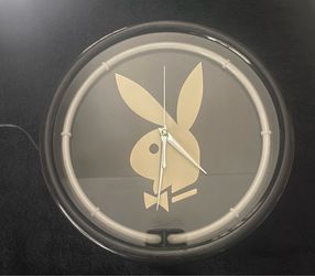 Playboy neon clock