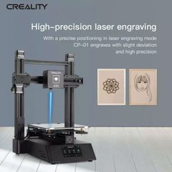 Creality3D CP-01 3 in 1 High Precision Modular 3D Printer+Laser Engrave+CNC Cut
