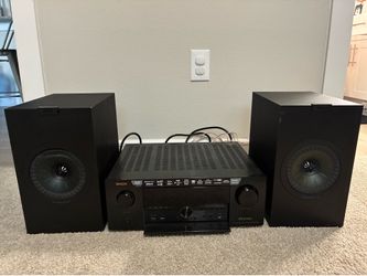 Denon AVR X4500H receiver and Kef Q350 speakers