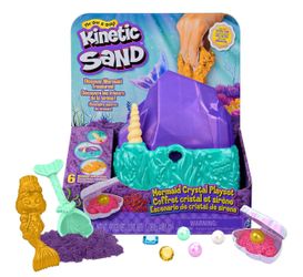 Kinetic Sand Mermaid Crystal Playset