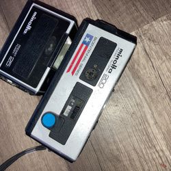 Vintage Camera And Pocket Flash 