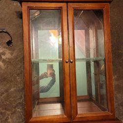 Wood & Glass Cabinet Shelf