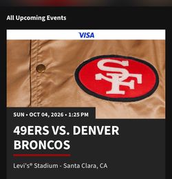 49ers vs. Denver Broncos NFL Tickets