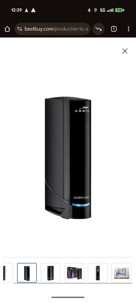 Arris SURFboard G20 Cable Modem/Router with Wi-Fi 6