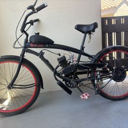 SIKK Motorized Beach Cruiser Bicycle