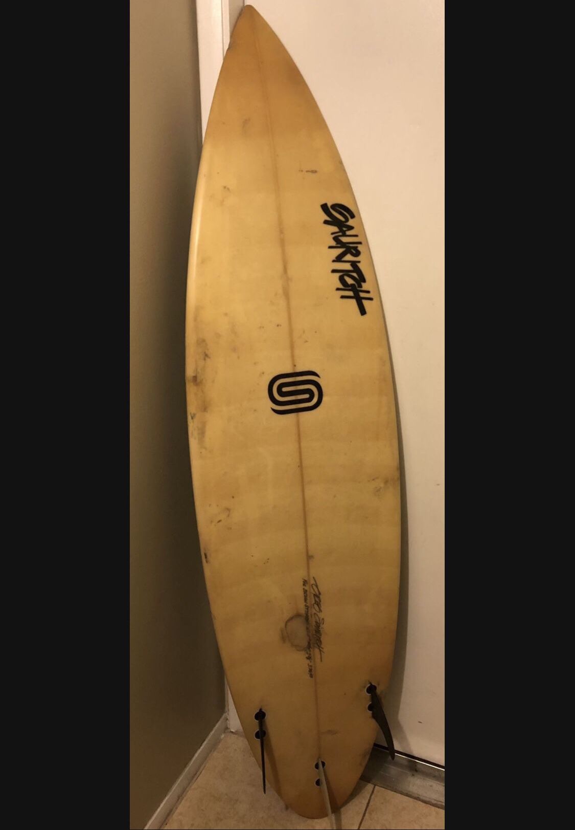 Vintage Sauritch surfboard