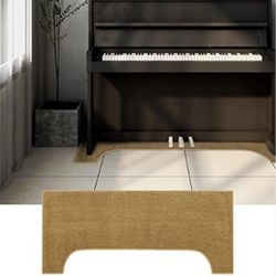 Soundproof Rug for Piano, Upright Piano Carpet Protector Sound Dampening Non-Slip Carpet Acoustic Pads Sound Proof Floor Mat Soundproofing Blankets So