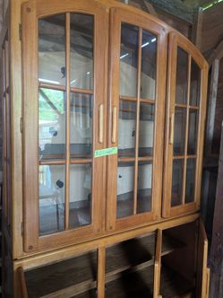Solid oak hutch