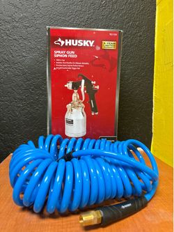 Husky Siphon Feed Spray Gun with Hose