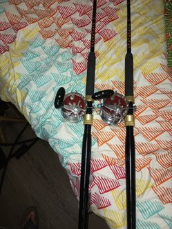 2 Custom Rods and Reels with protection proof Boots