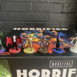 Ravensburger Horrified Universal Monsters Strategy Board Game, Painted Figures