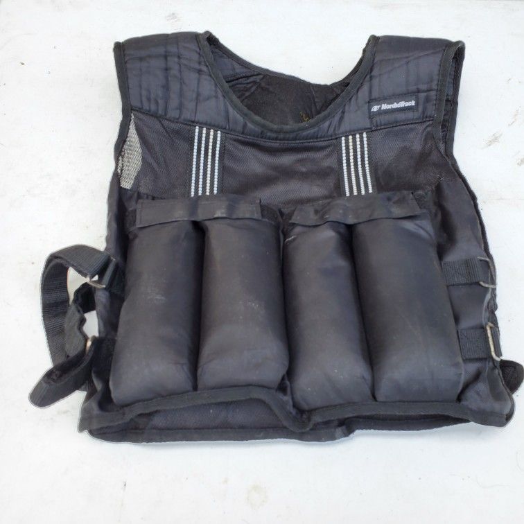 Nordiac Weighted Exercise Vest Black Adjustable Good Working