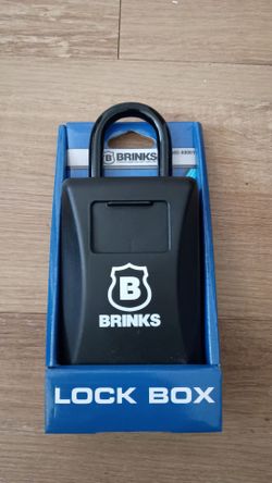 Brinks (contact info removed)1 XL Portable Lock Box, Resettable Combination, Black