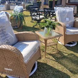New Patio Set 3 Pcs