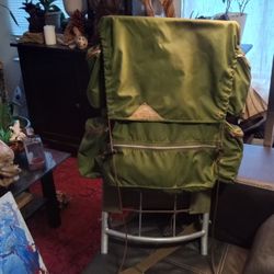 1963 Kelty Hiking Backpack Like New! Olive Drab Color .. 