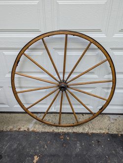 Antique Wagon/Buggy Wheel - A Genuine Artifact 
