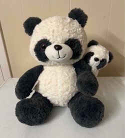 Mom and Baby Panda Plush, Stuffed Animal, Plush Toy, Gifts For Kids, 12 Inches,