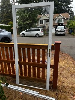 Glass Storm Door