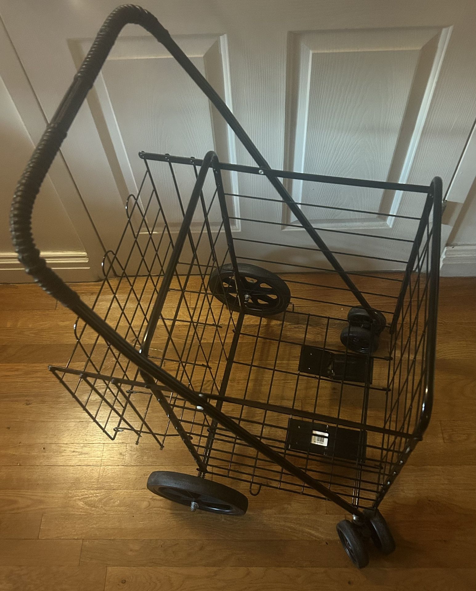 Metal Push Cart (Black)